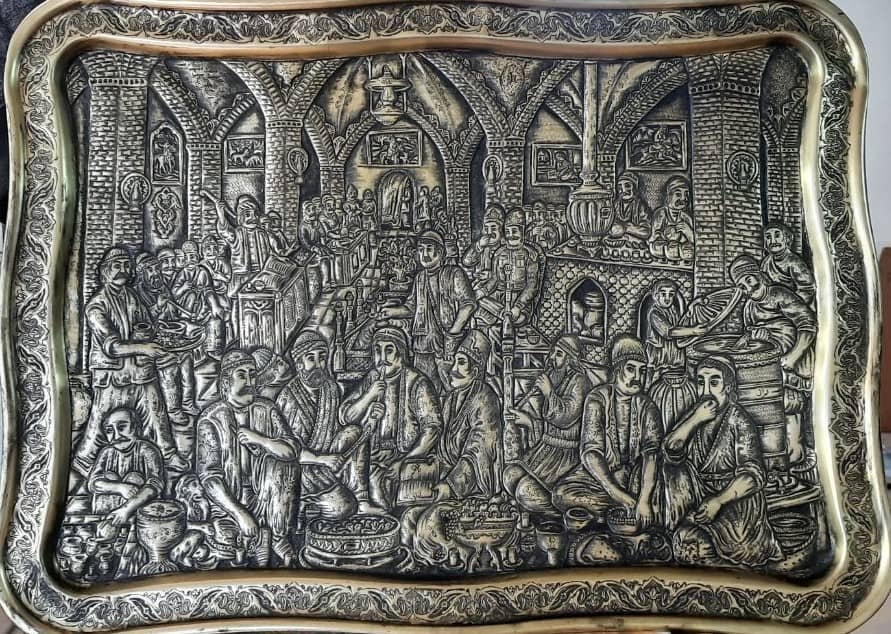 تولید و فروش صنایع دستی قلم زنی کارگاه نیل قلم در تهران